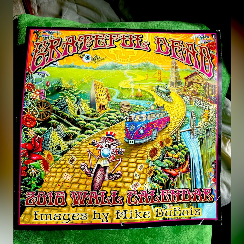 Grateful Dead 2018  Mike DuBois Art Calendar
